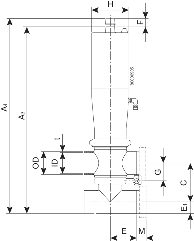 VALVE SMP-BC W 38 22 NC